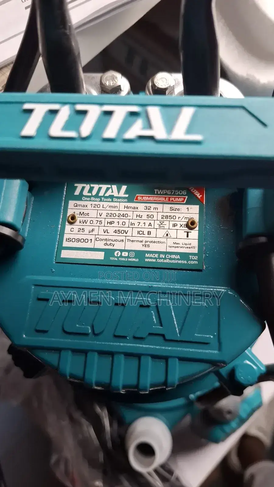 Total Submersible Pump 1hp