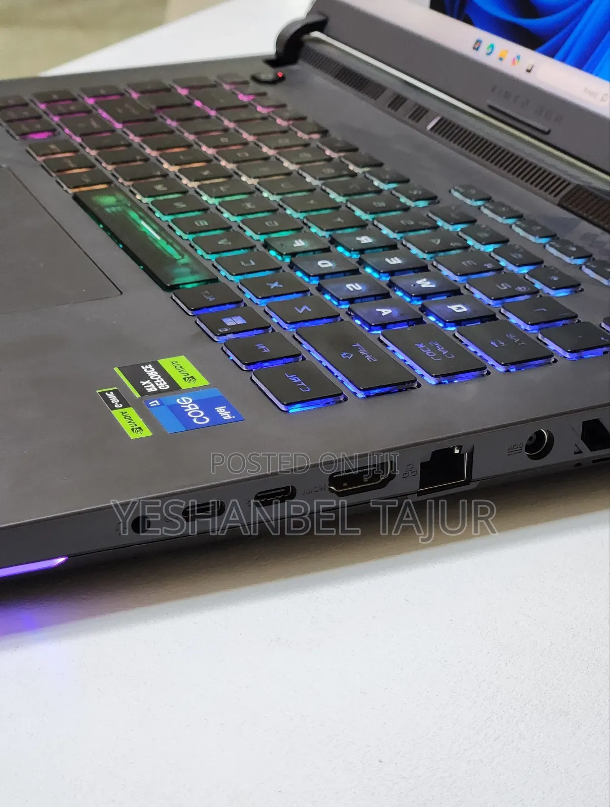 New Laptop Asus ROG Strix G16 G614 16GB Intel Core I7 SSD 1T