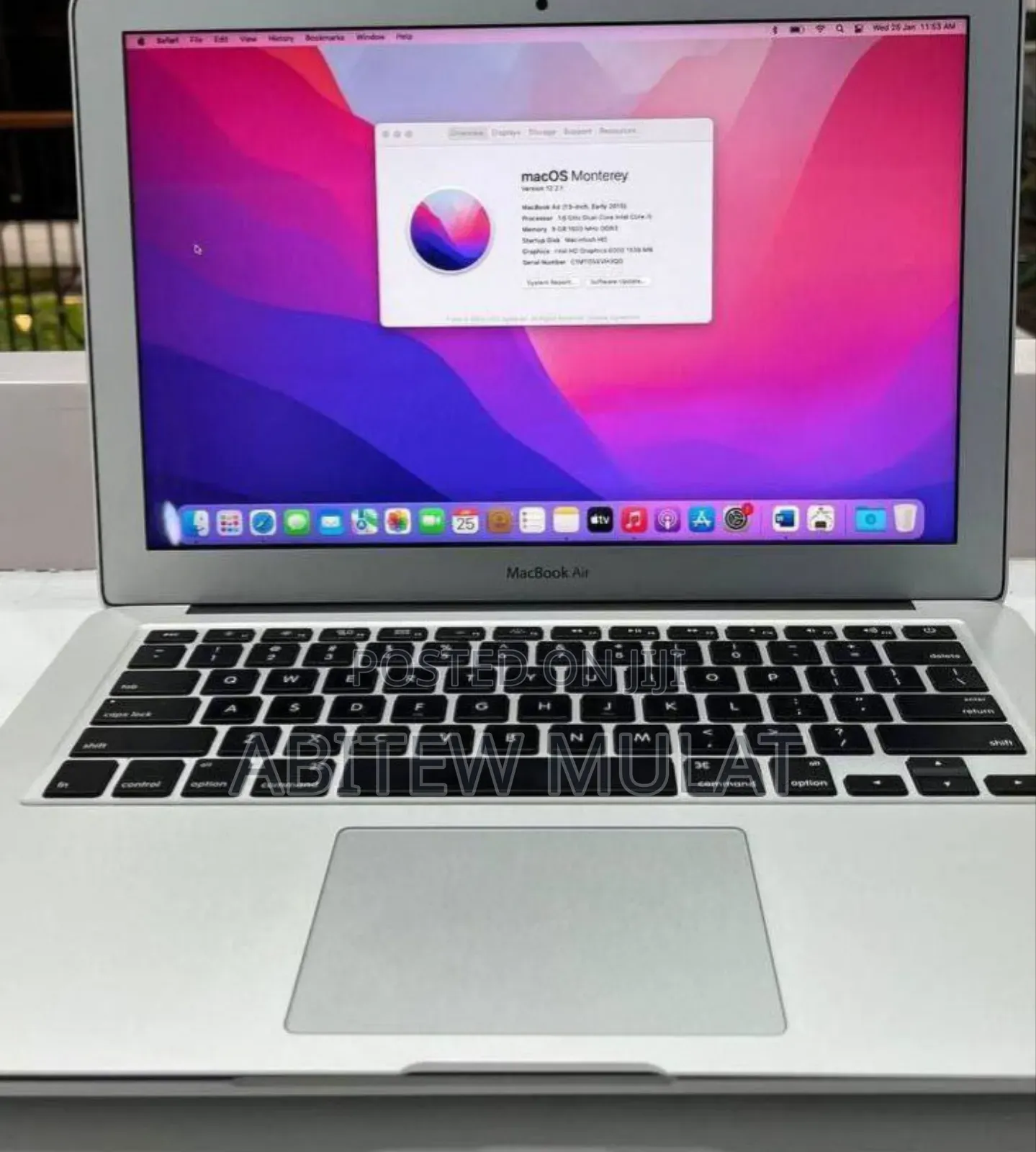 New Laptop Apple MacBook Air 2017 8GB Intel Core I7 SSD 256GB