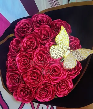 Photo - Ribbon Rose Bouquet