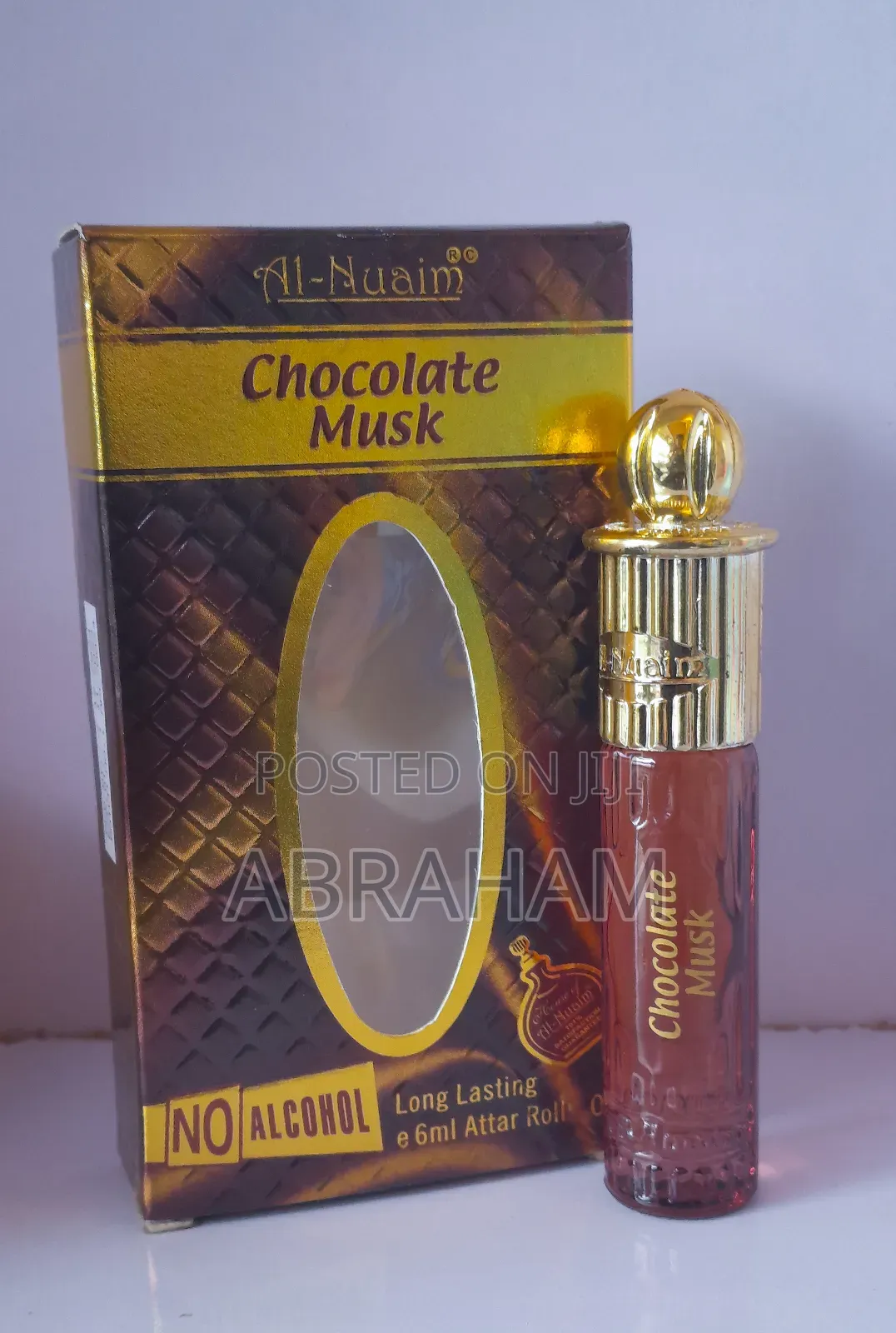 Al-Nuaim Chocolate Musk Attar – Long Lasting, Alcohol-Free