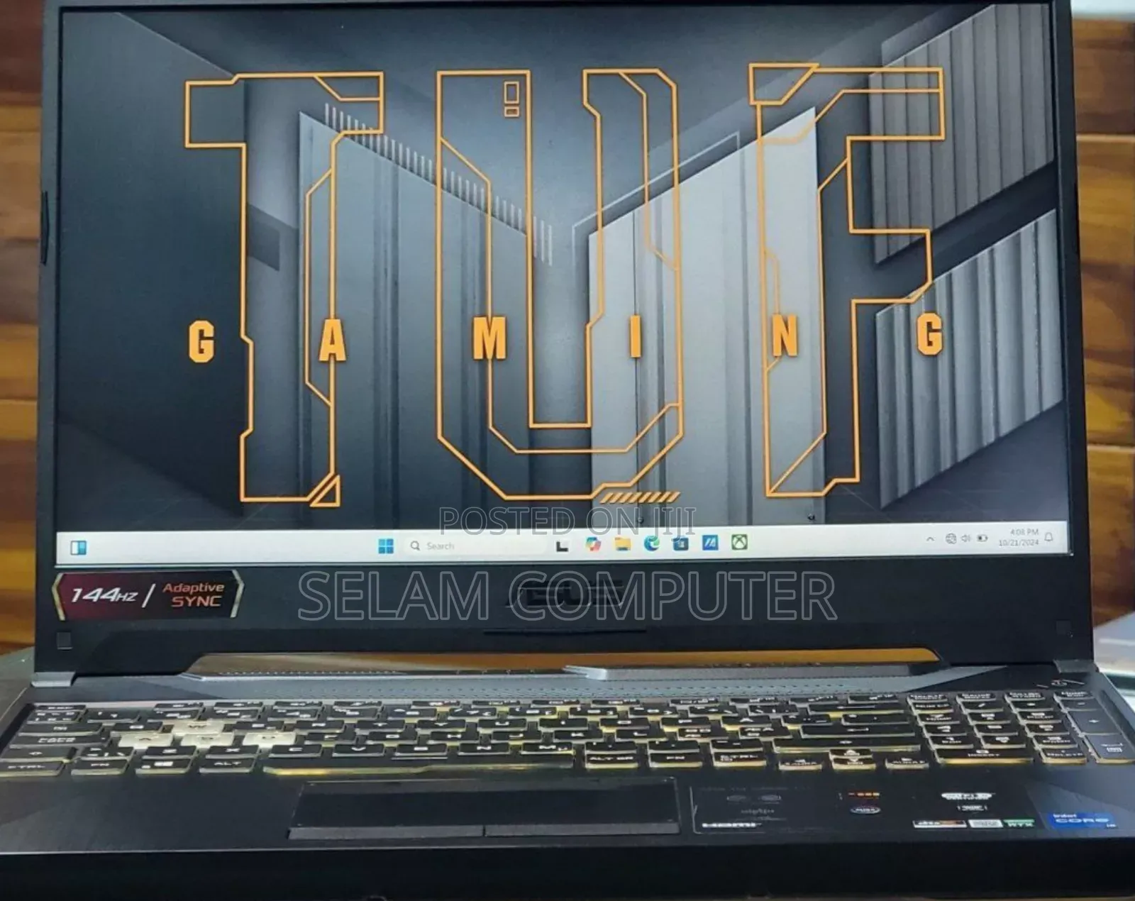 New Laptop Asus TUF Gaming A15 16GB Intel Core I5 SSD 512GB