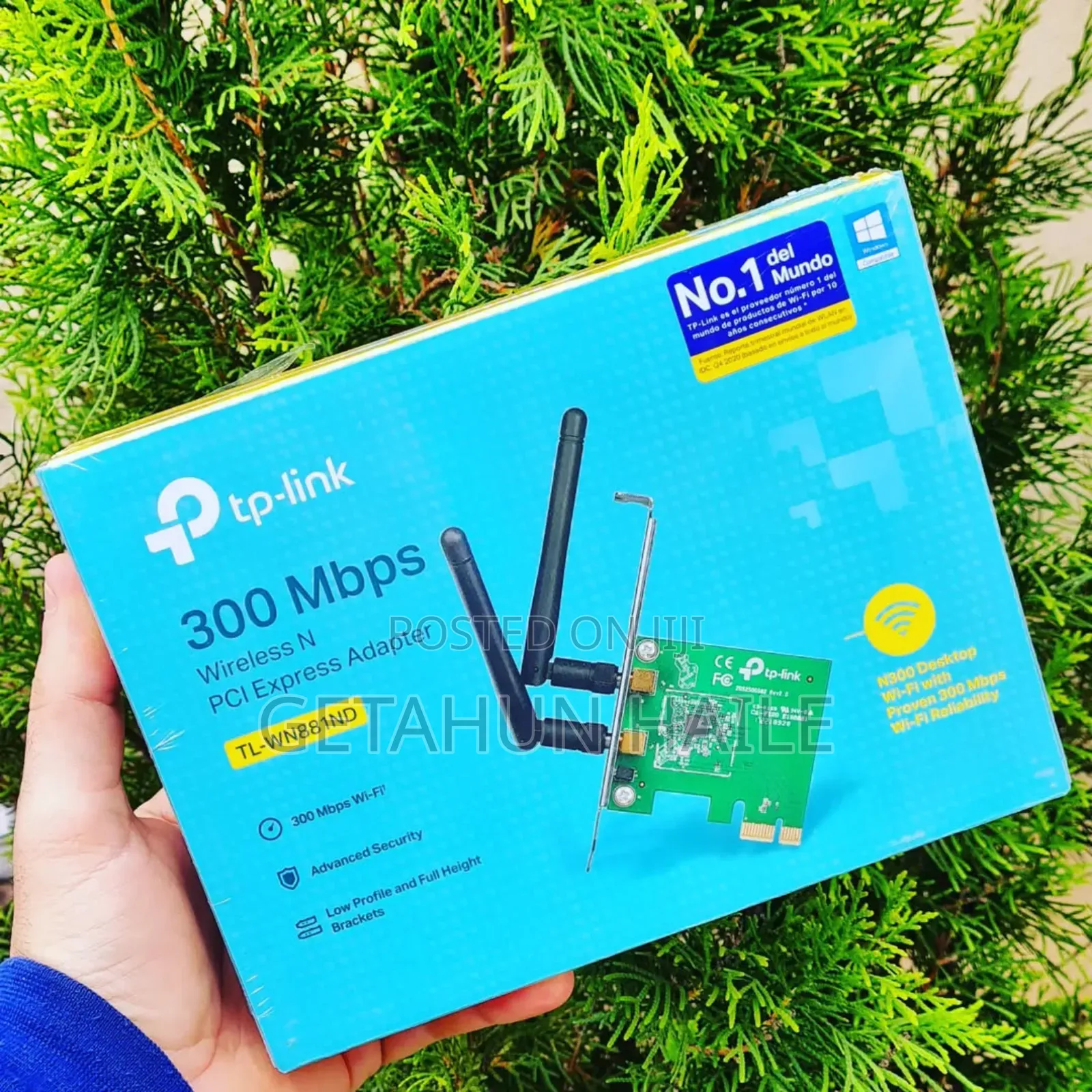 Tp-Link Tl-Wn881nd 300mbps Wireless N Pci Express Adapter