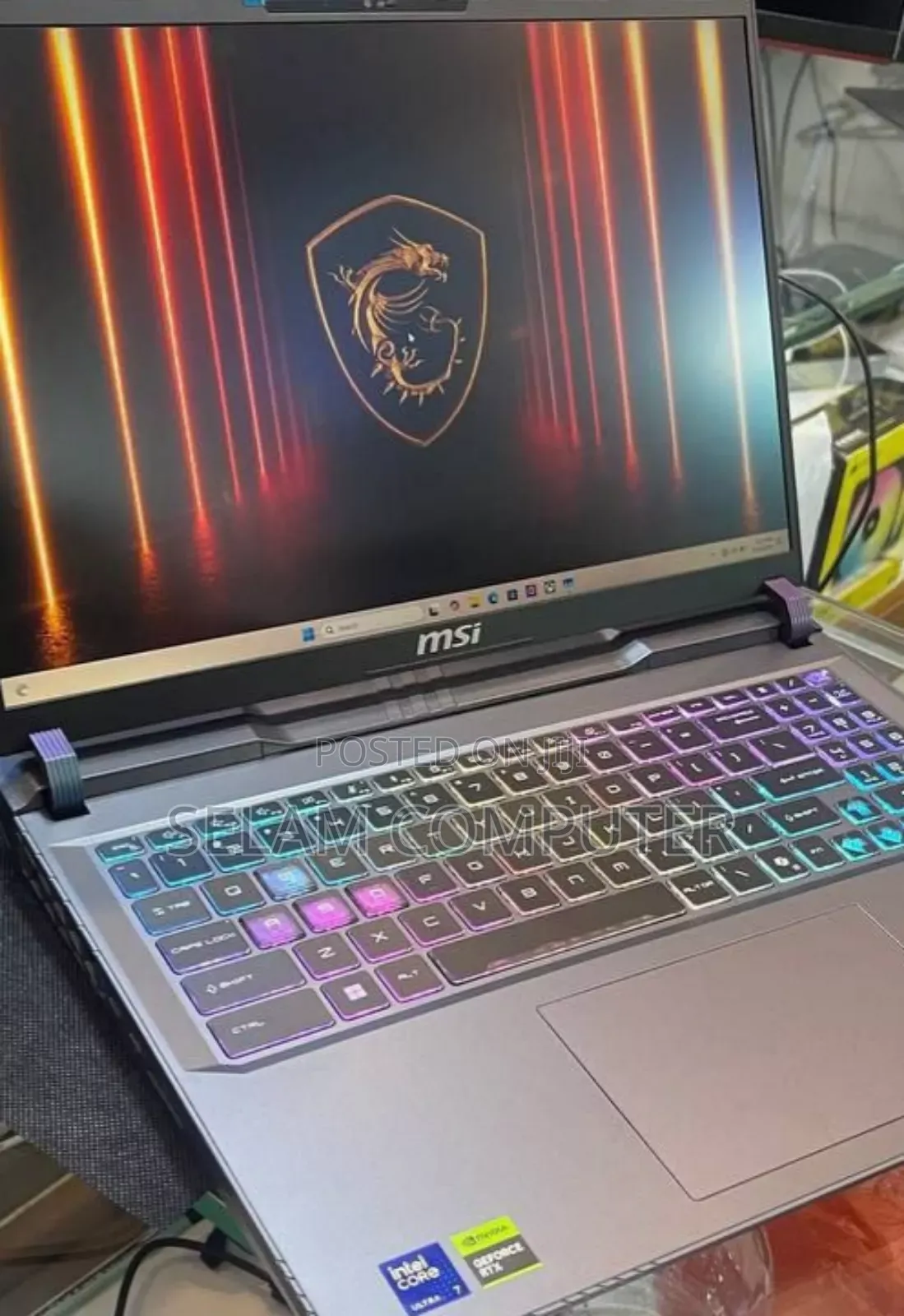 New Laptop MSI Vector GP66HX 12UGS 16GB Intel Core Ultra 7 SSD 1T