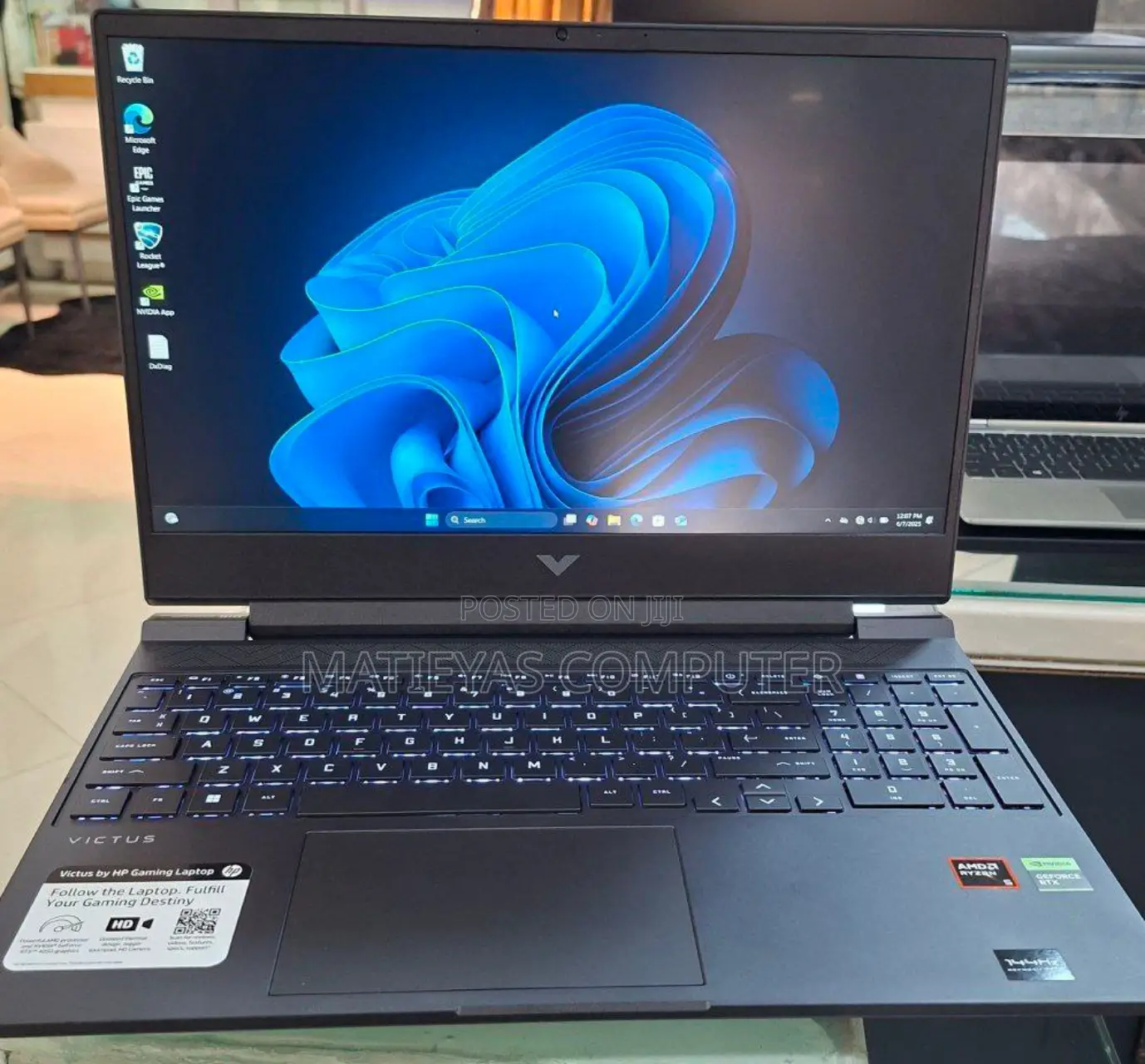 New Laptop HP Victus 15 16GB AMD Ryzen 5 SSD 512GB