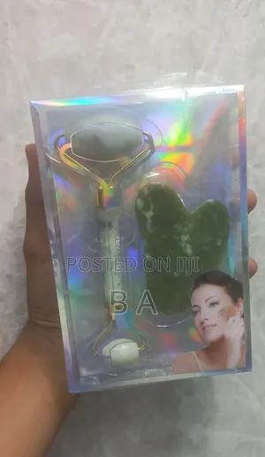 Gua Sha With Jade Stone Face Massager Roller Original