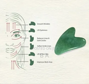 Gua Sha With Jade Stone Face Massager Roller Original