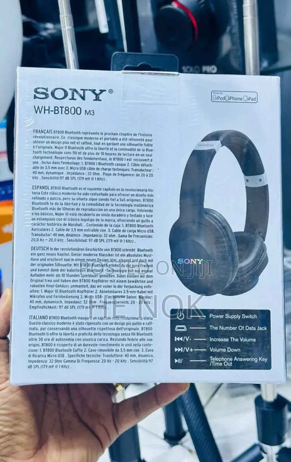 Sony Headset Bt800 M3