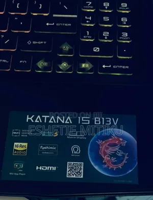 New Laptop MSI Katana 15 16GB Intel Core I7 SSD 1T