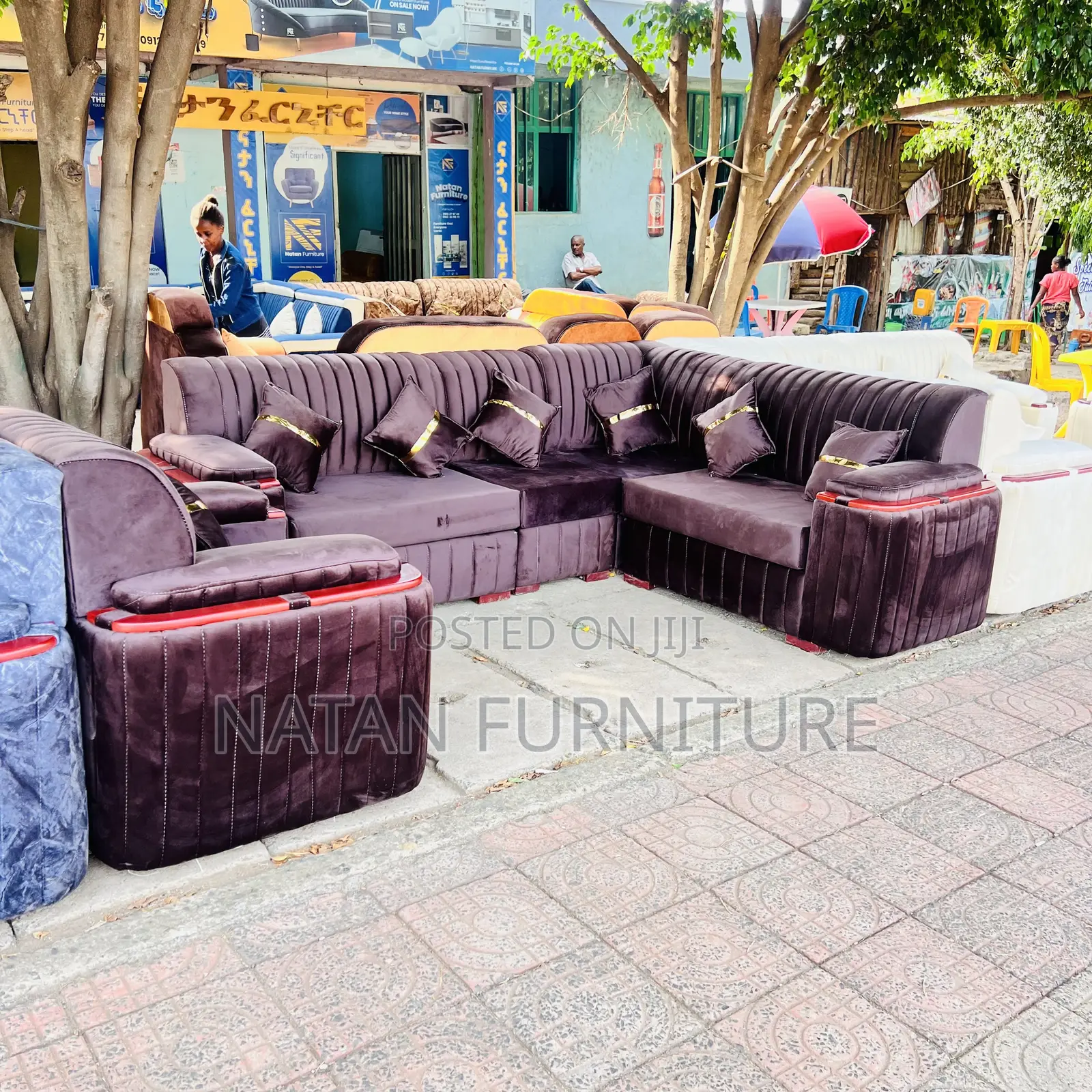 Corner L Shaped Maleda Foam Sponge#1quality Wooden Material