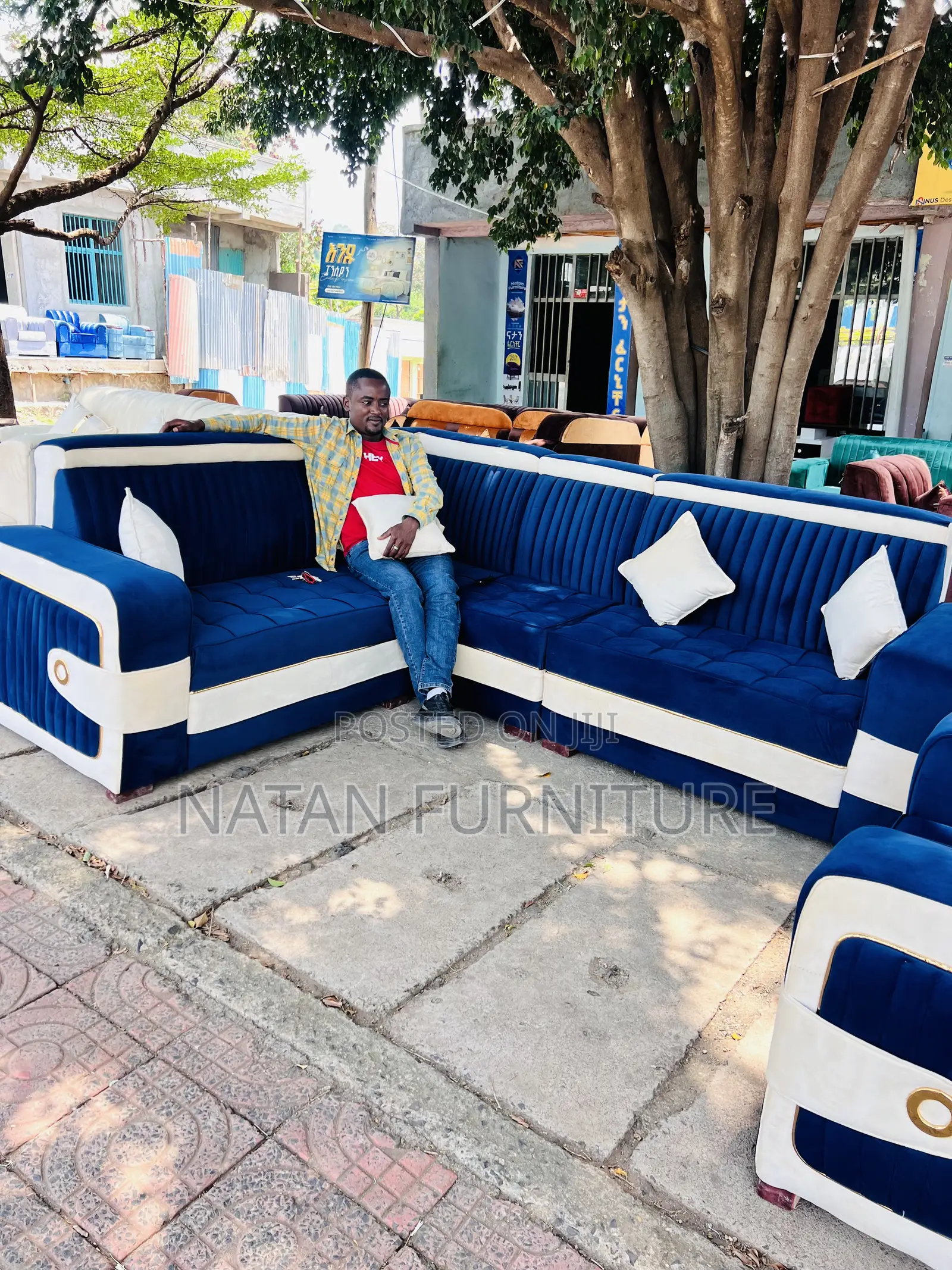 ማለዳsponge Hd#1corner Lshape Full Set Sofa With High Quality