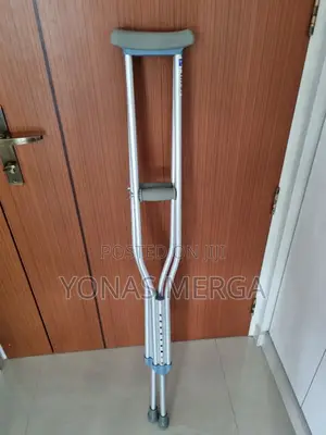 Photo - Axillary Crutches==Injuries Like a Broken Leg, Foot,Or Ankle