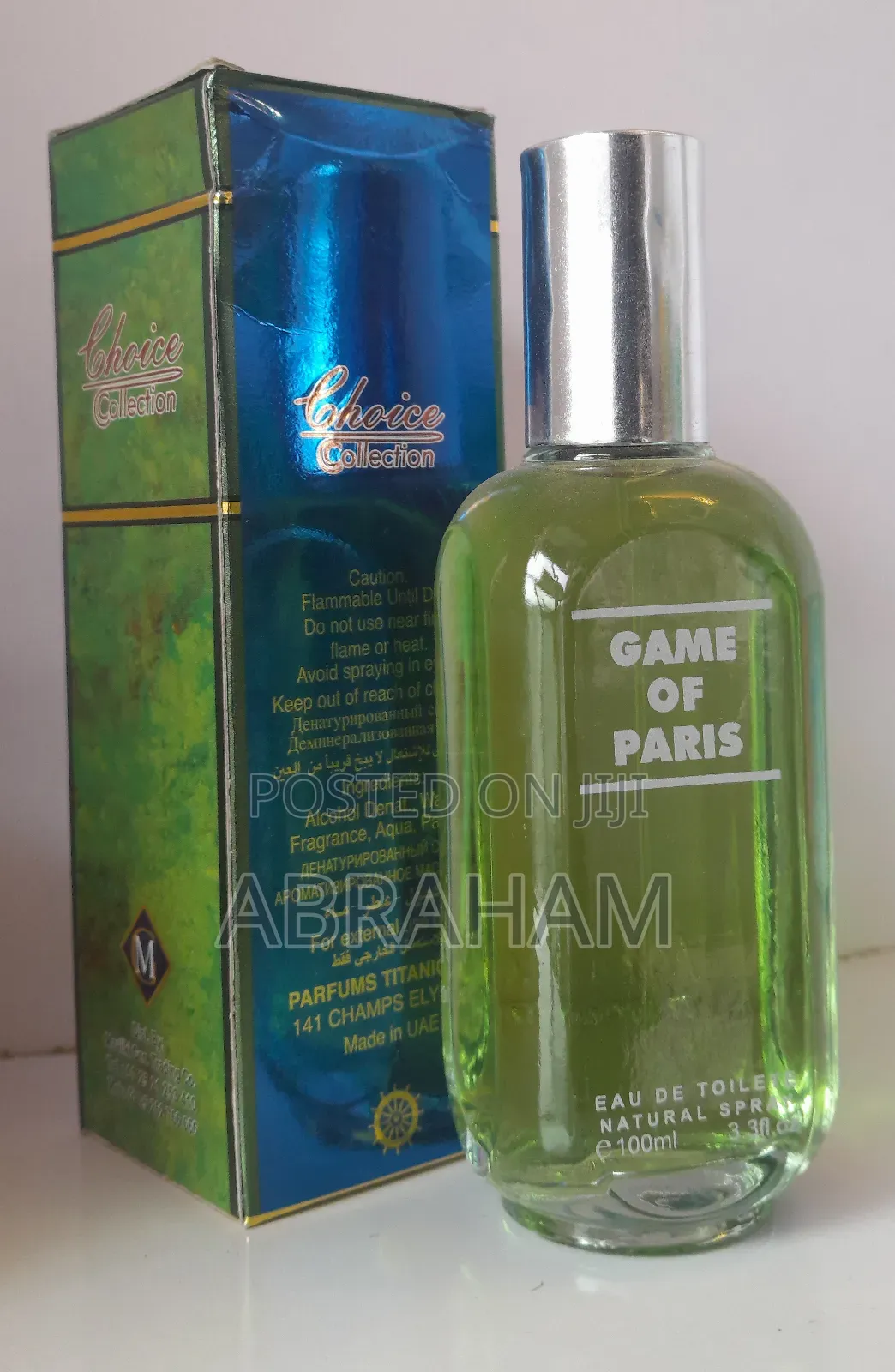 “Game of Paris – Eau De Toilette Natural Spray, 100ml”