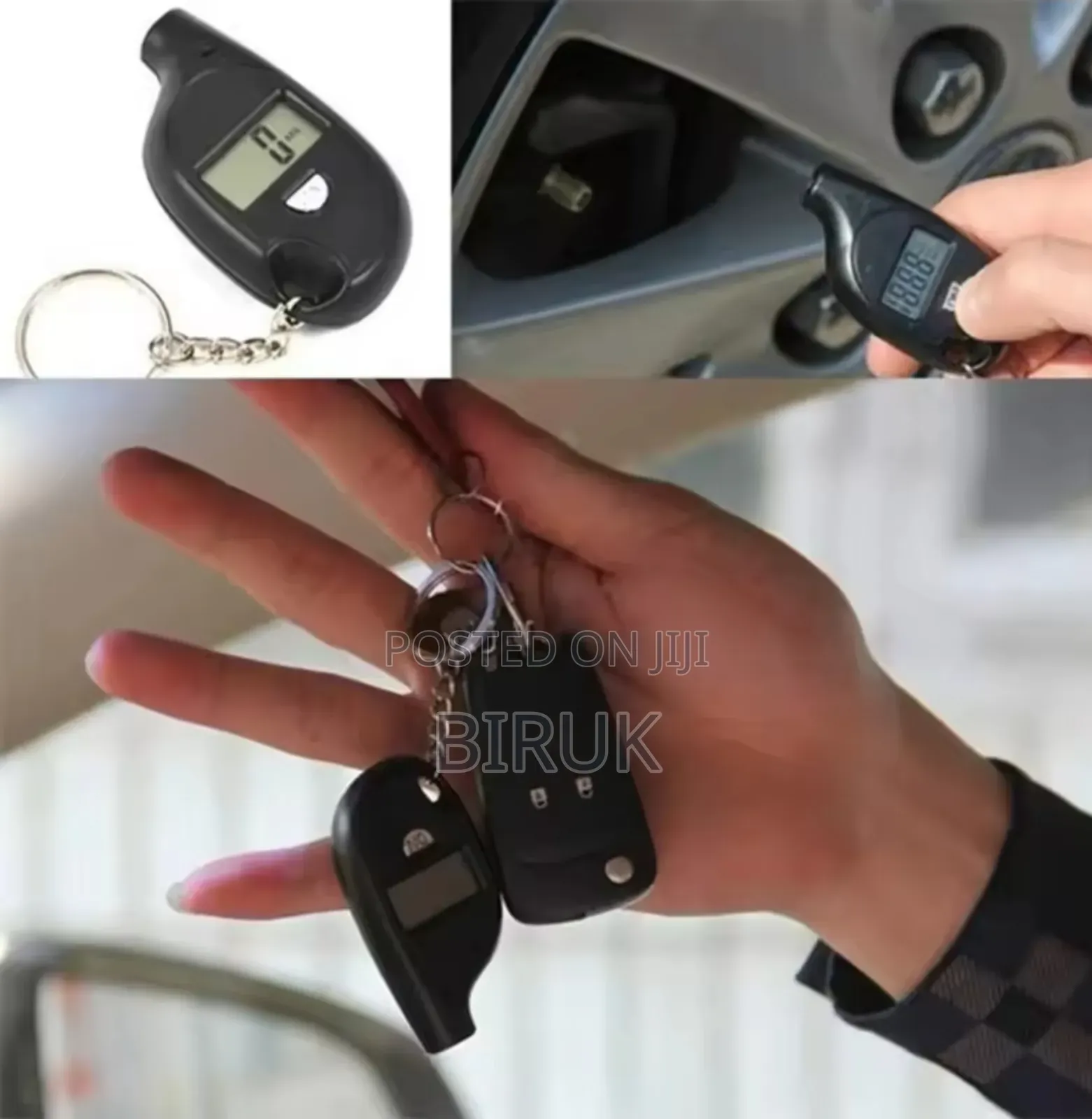 Digital Tire Pressure Gauge(የመኪና ጎማ አየር ግፊት መጠን መለኪያ)