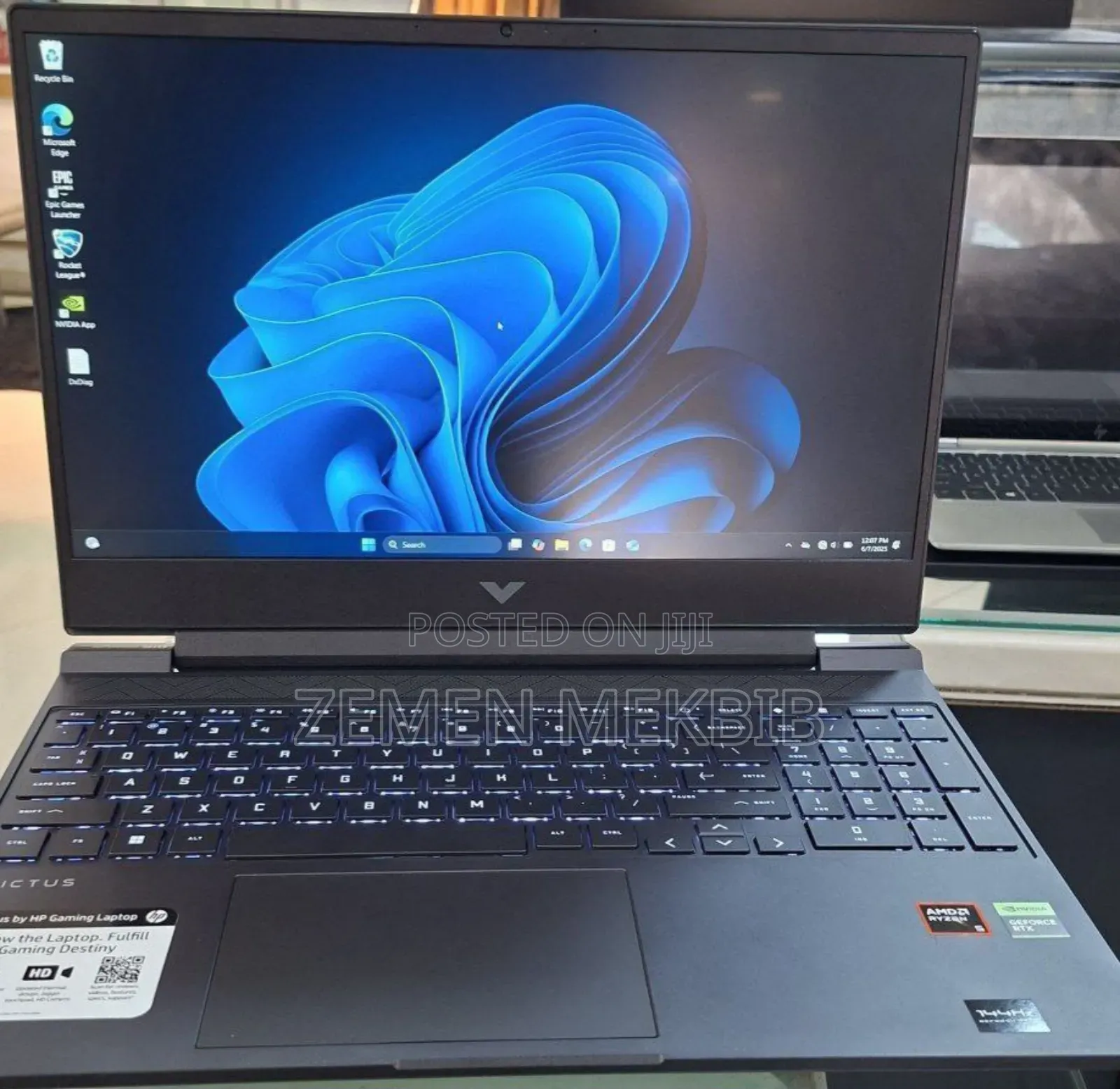 New Laptop HP Victus 15 8GB AMD Ryzen 5 SSD 512GB