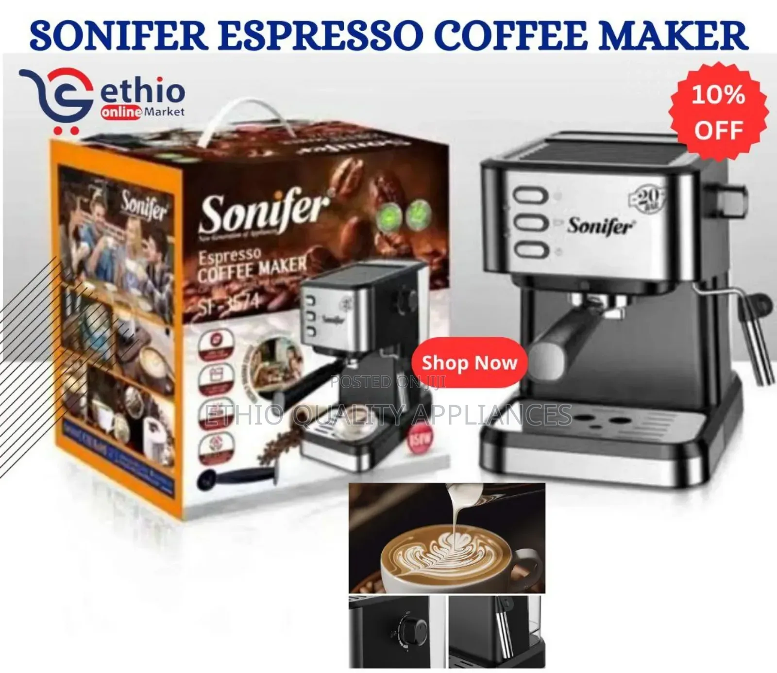 Sonifer Espresso Coffee Maker