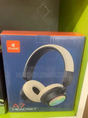Brand New Kisonli A7 Headset – Wireless With Led Lights