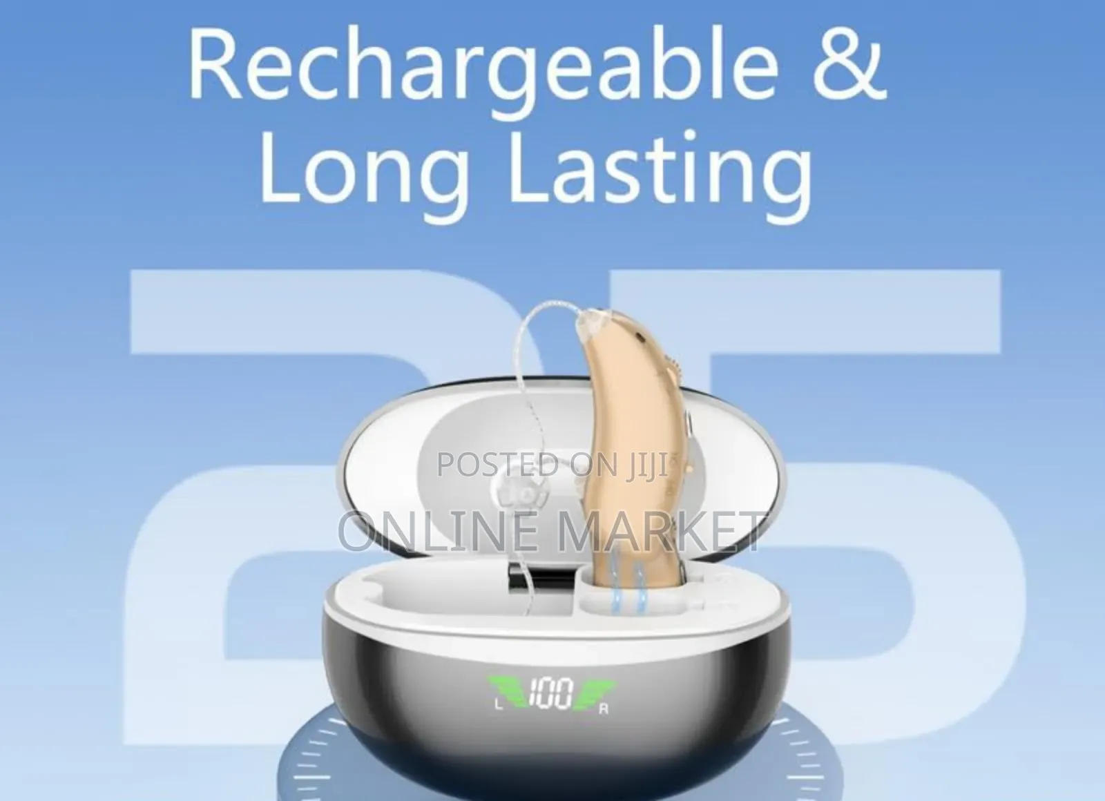 Rechargeble And Long Lasting Bsttery Life Hearing Aid