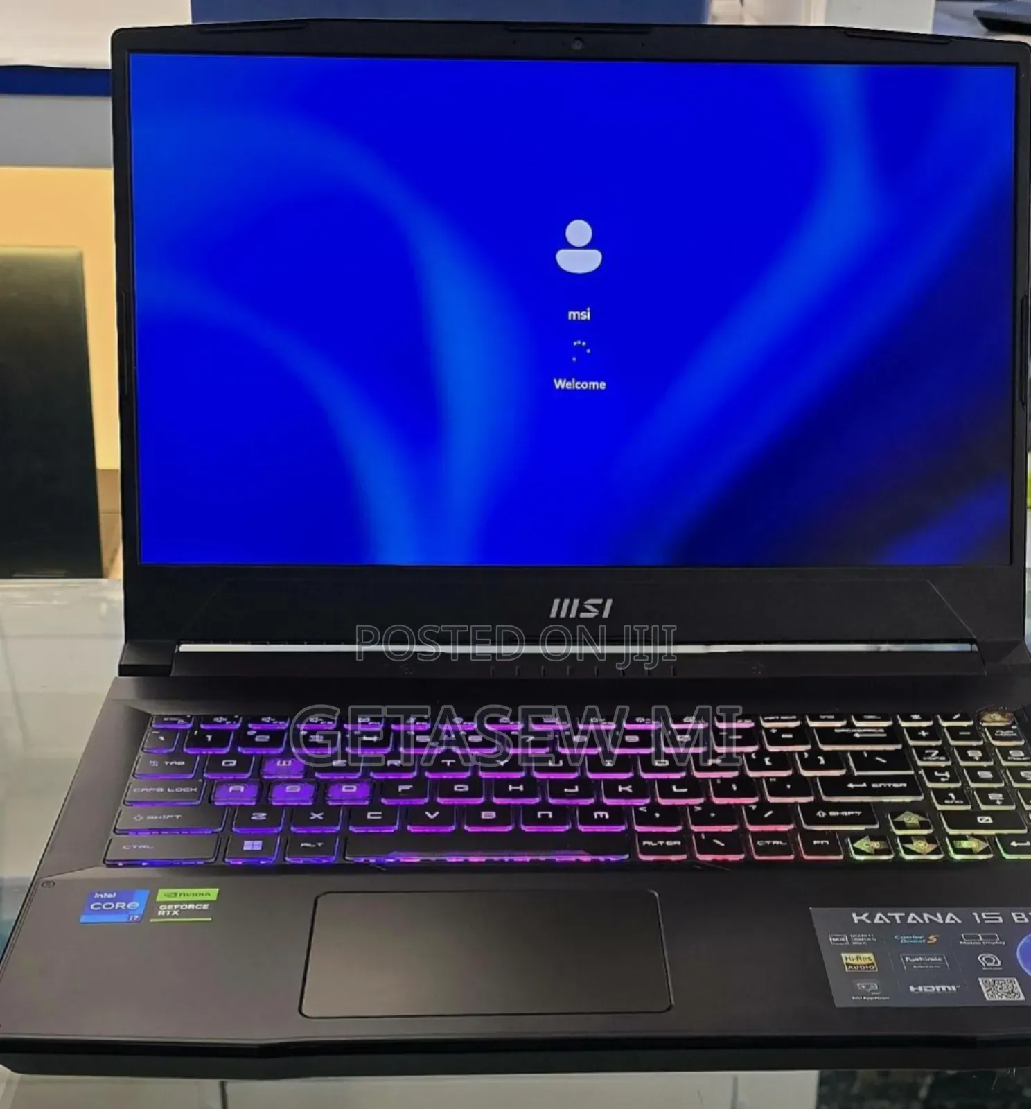 New Laptop MSI Katana 15 16GB Intel Core I7 SSD 512GB