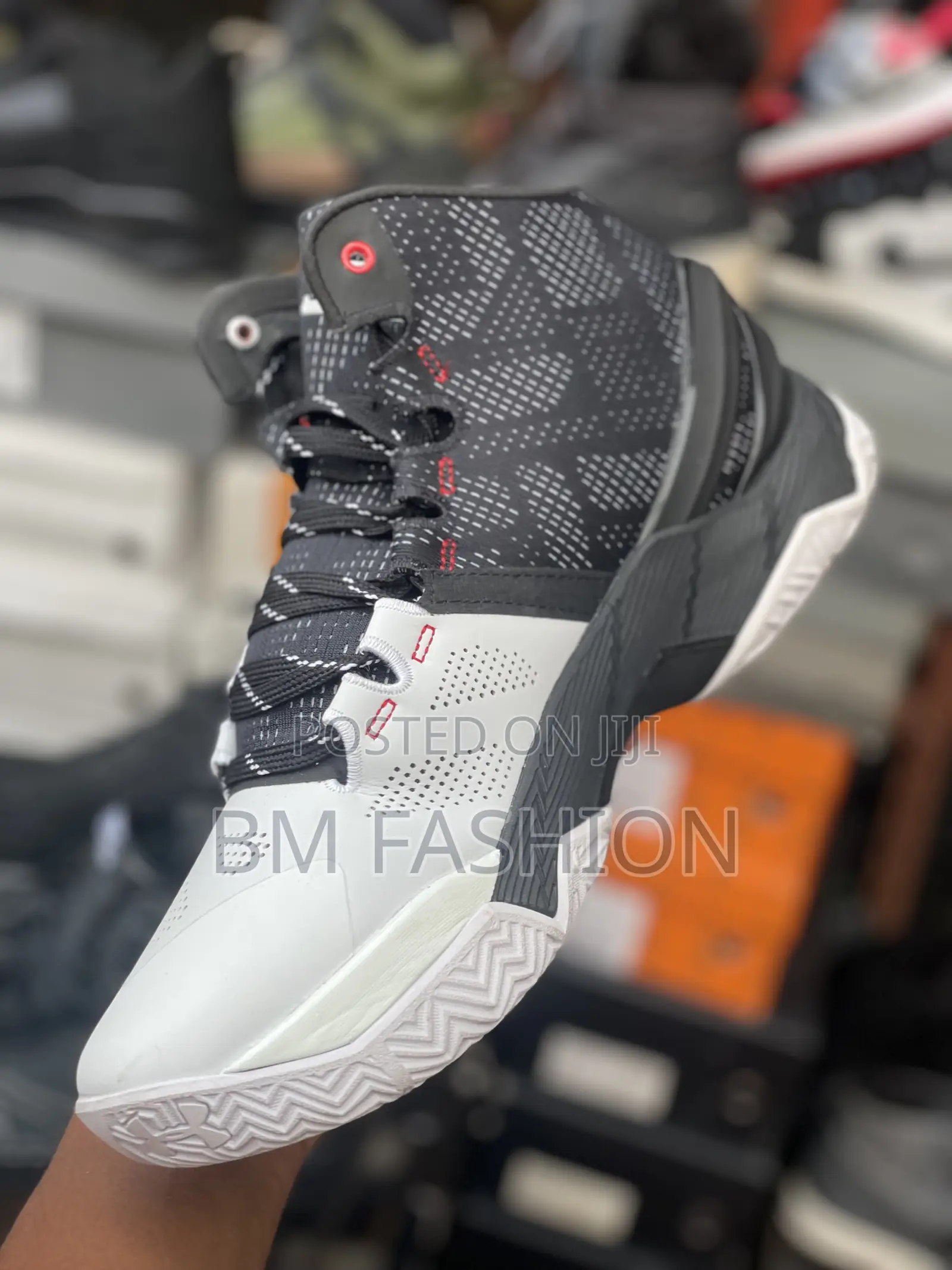 Under Armour 3d Curry 1 White and Black