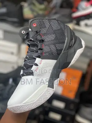 Under Armour 3d Curry 1 White and Black