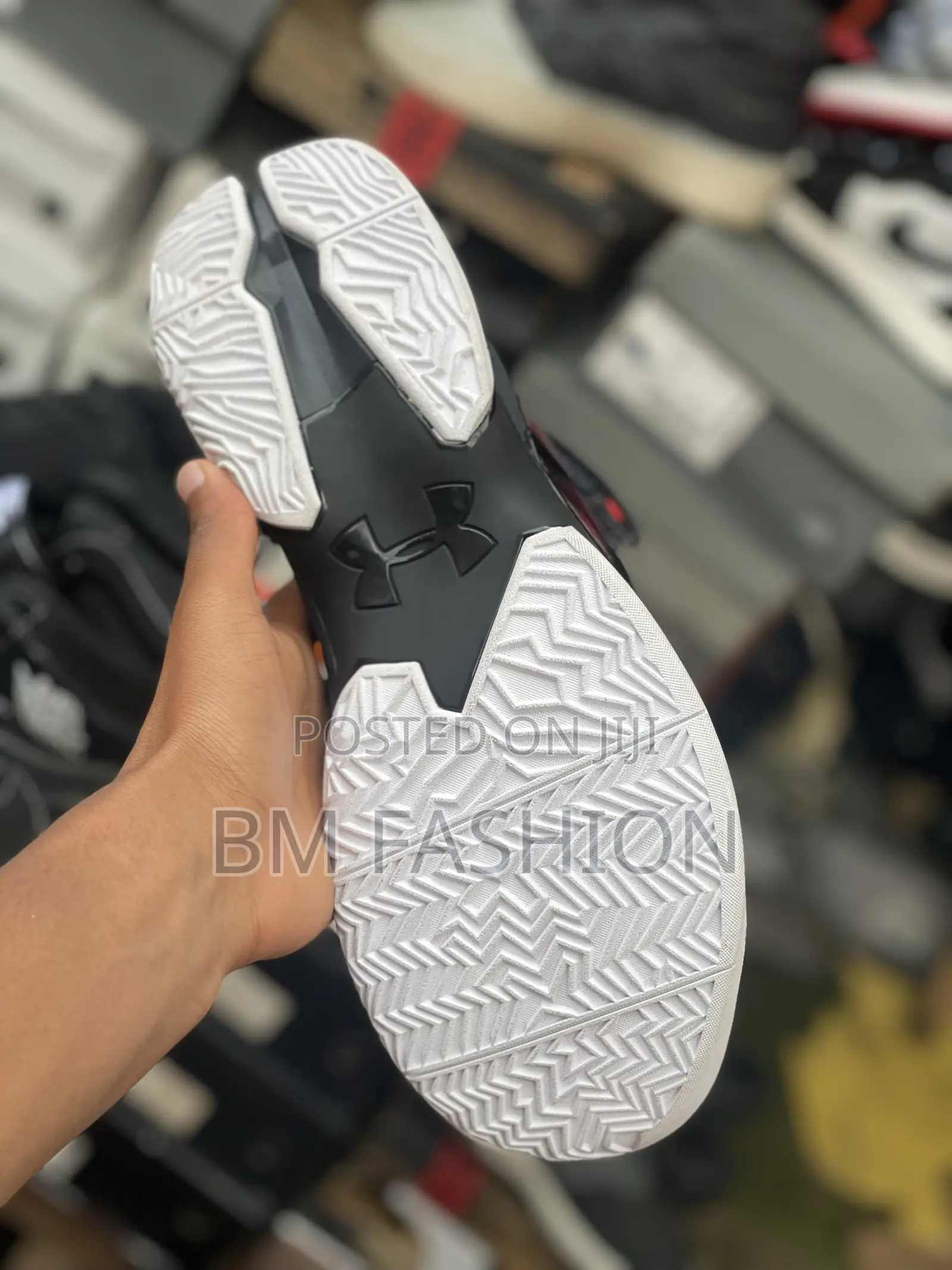 Under Armour 3d Curry 1 White and Black