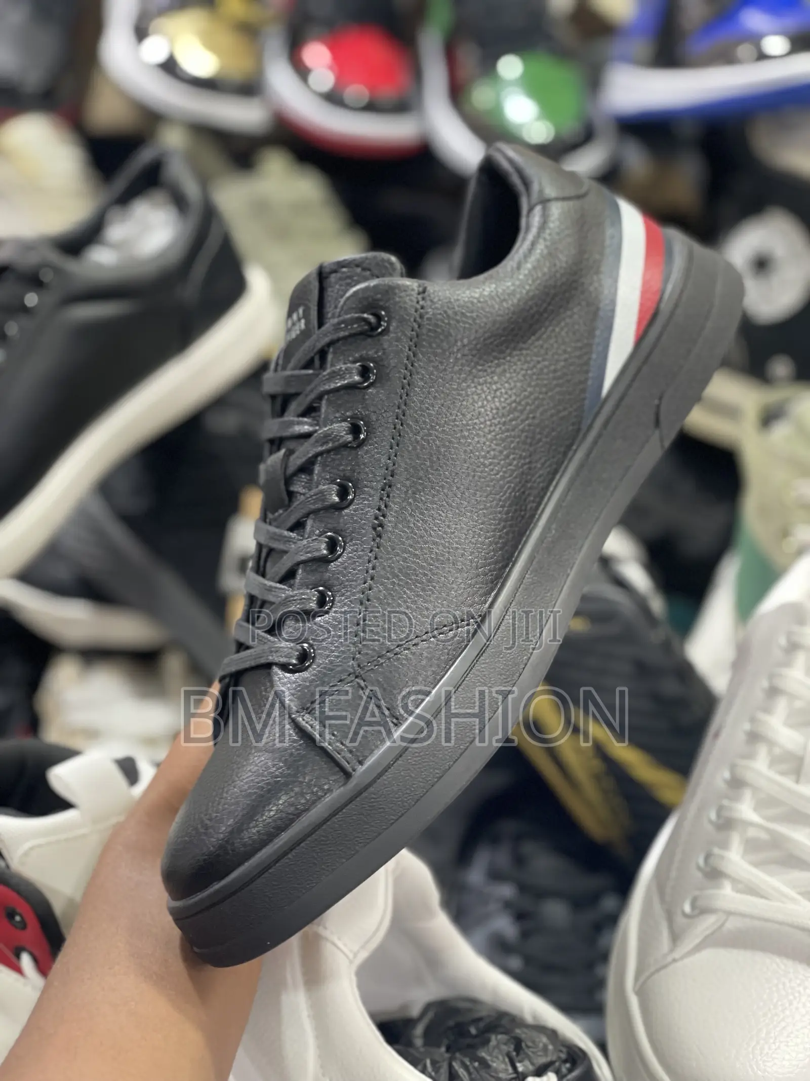 Tommy Hilfiger Black Casual Flat Shoes.