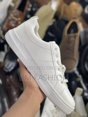 Higo Boss Mens Trainers Genuine White Flat Shoes