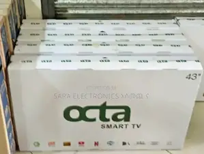 ⨳Octa 43" Android Smart Tv New 2026 Free Delivery 5 Years Warranty