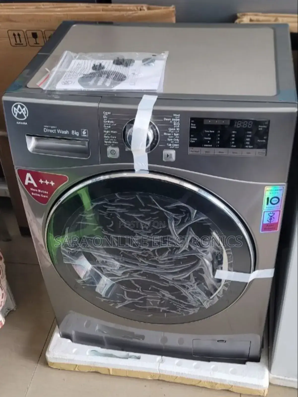 Aman 10/8 Kg Auto Matic Washing Machine 10 Years Warranty