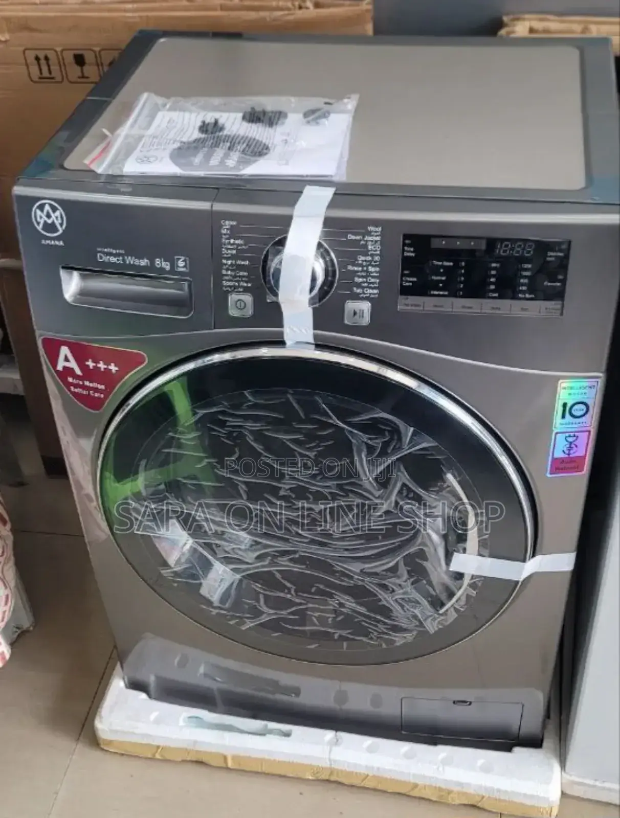 Aman 10/8 Kg Auto Matic Washing Machine 10 Years Warranty