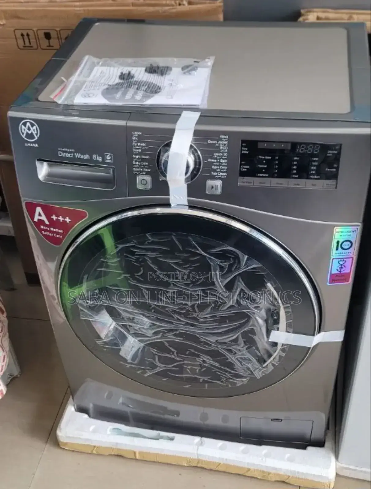 Aman 10/8 Kg Auto Matic Washing Machine 10 Years Warranty