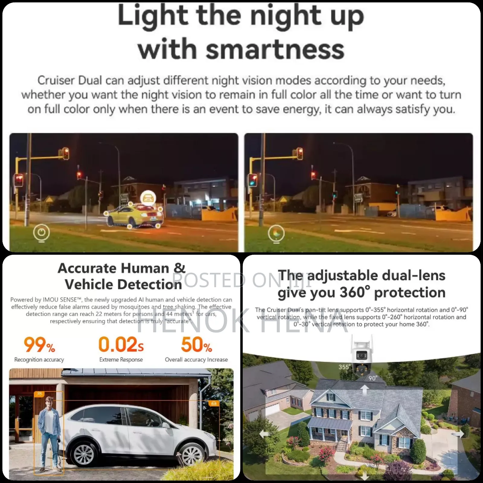 Imou Cruiser Se+ Dual Lens 360° Camera