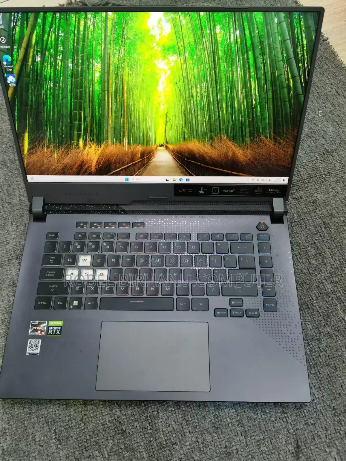 New Laptop Asus ROG Strix G15 16GB AMD Ryzen 9 SSD 512GB