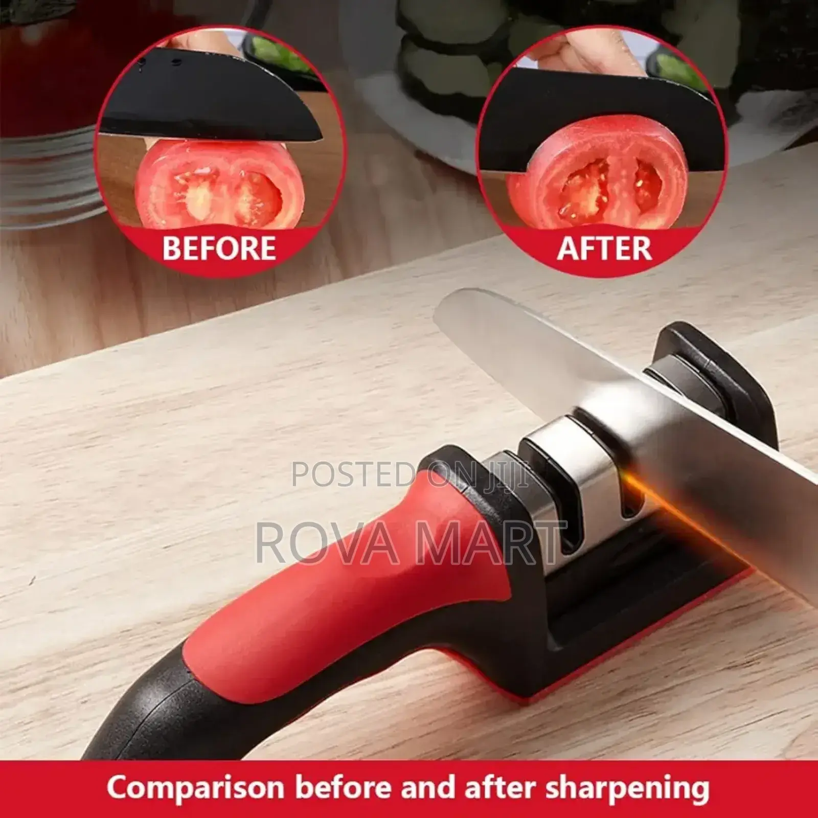 Phabuls Manual 3-in-1 3 Stage Knife Sharpeners