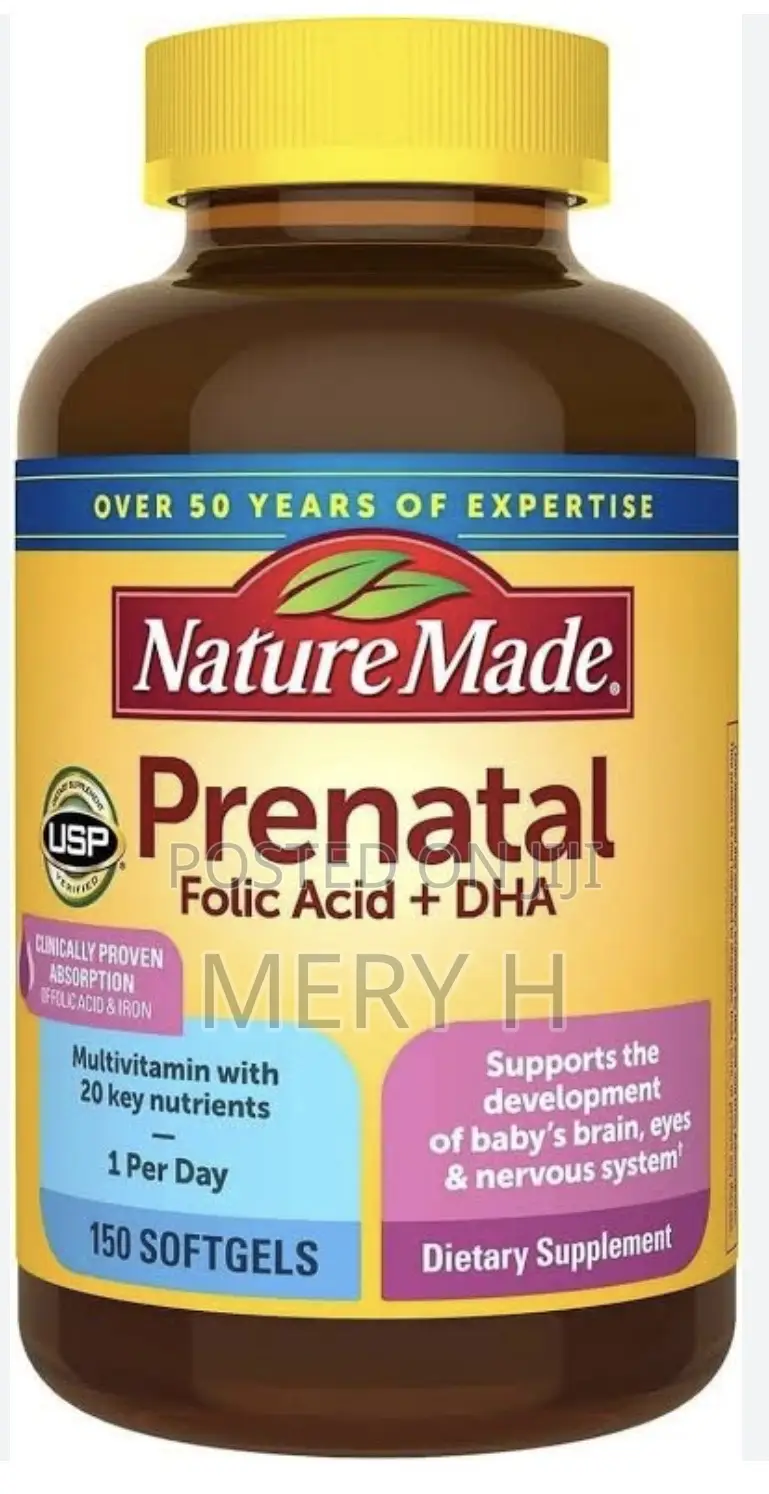Prenatal Folic Acid + Dha – For Pregnant and Trying Moms