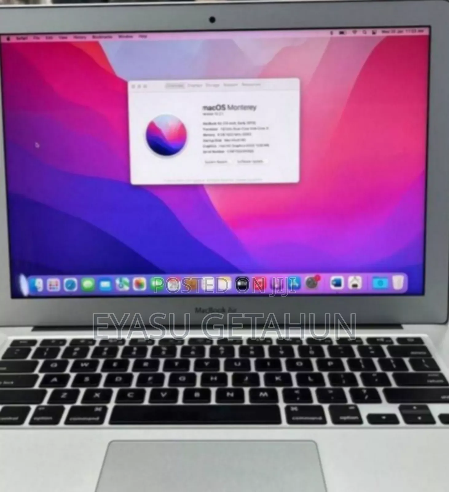 New Laptop Apple MacBook Air 2017 8GB Intel Core I7 SSD 256GB