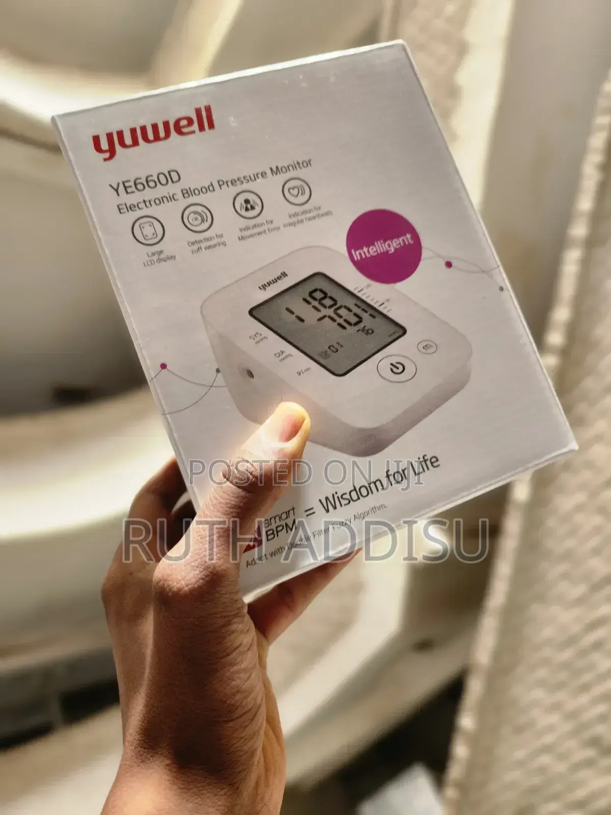 New Digital LCD Medical Blood Pressure Monitor膽囊packed Bp