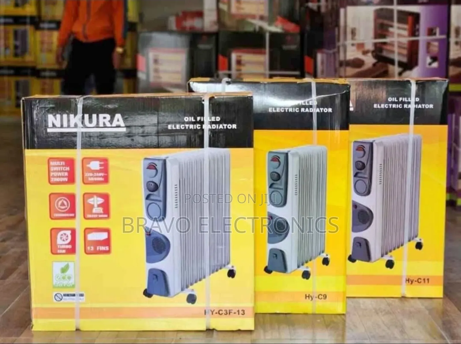 Nikura Oil-Filled Heater 9/11/13 Fins – Silent, Strong Safe