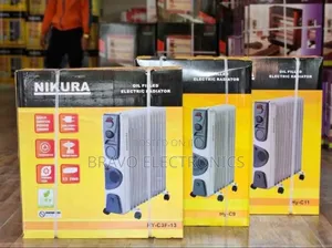 Photo - Nikura Oil-Filled Heater 9/11/13 Fins – Silent, Strong Safe