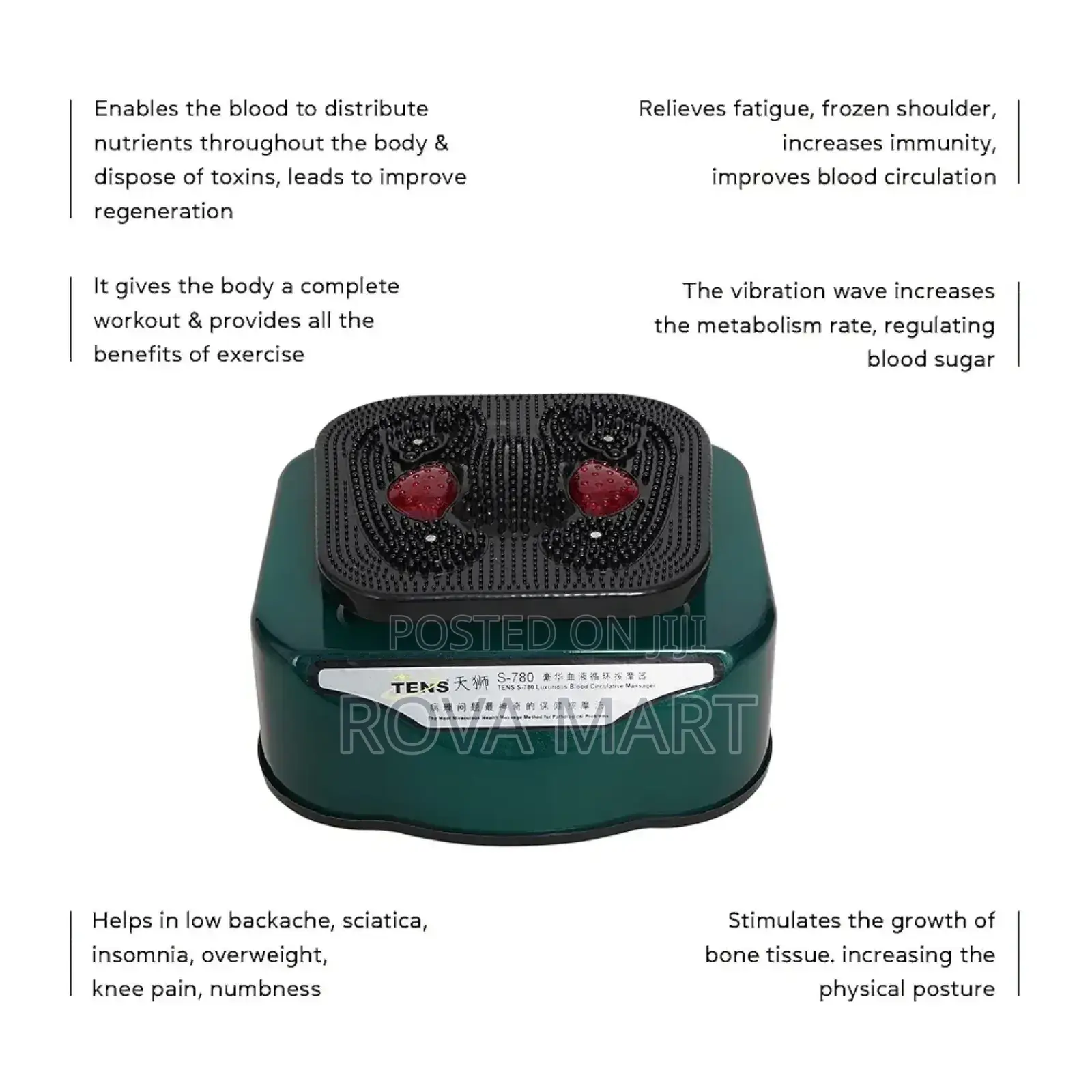 Foot and Leg Circulation Booster With Tens Technology