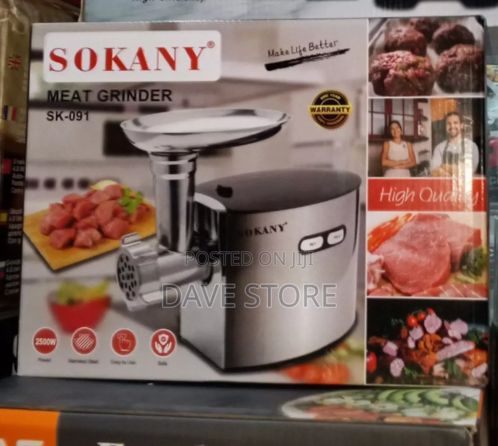 Sokany Quality የስጋ መፍጫ Meat Grinder