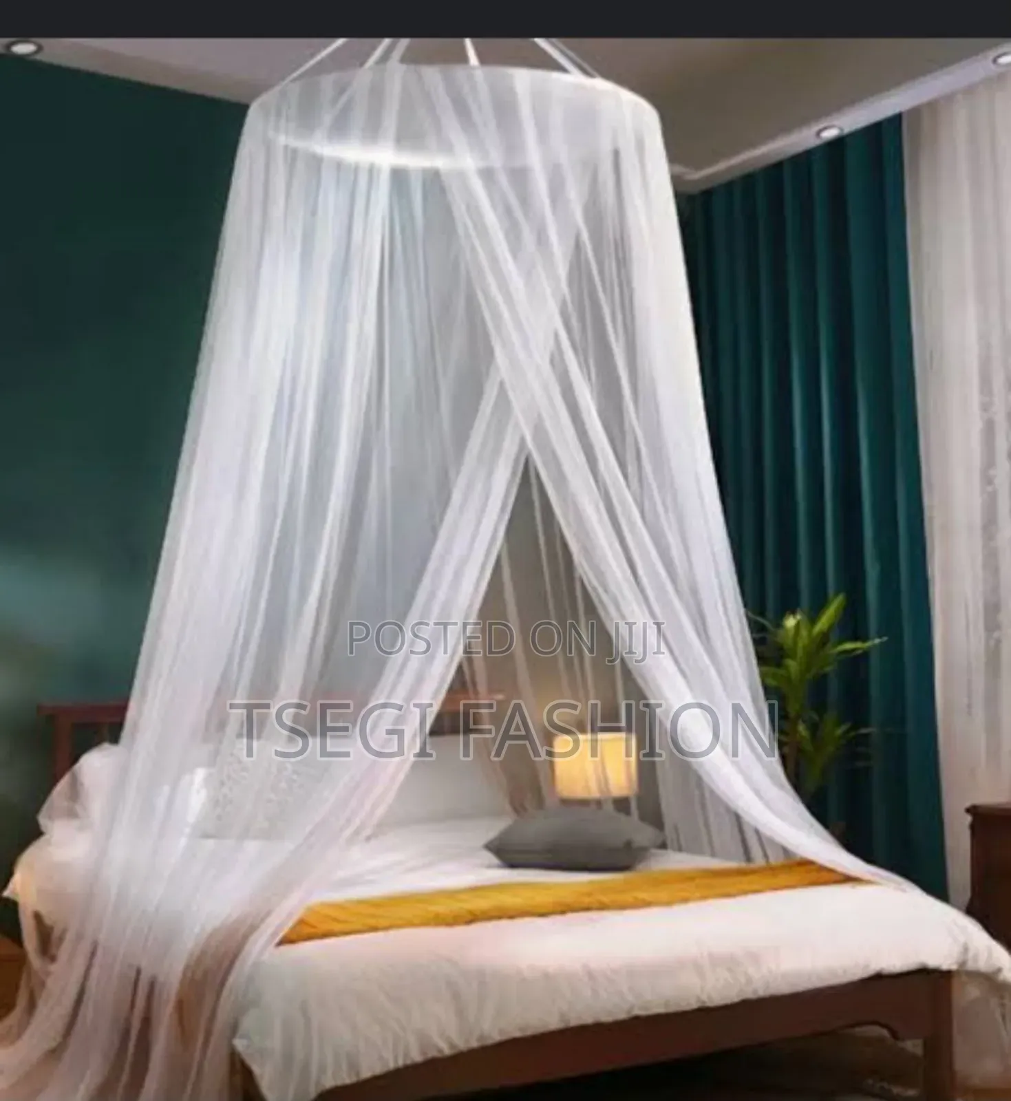 ክብ ዘመናዊ ከጎበር:Mosquito Net
