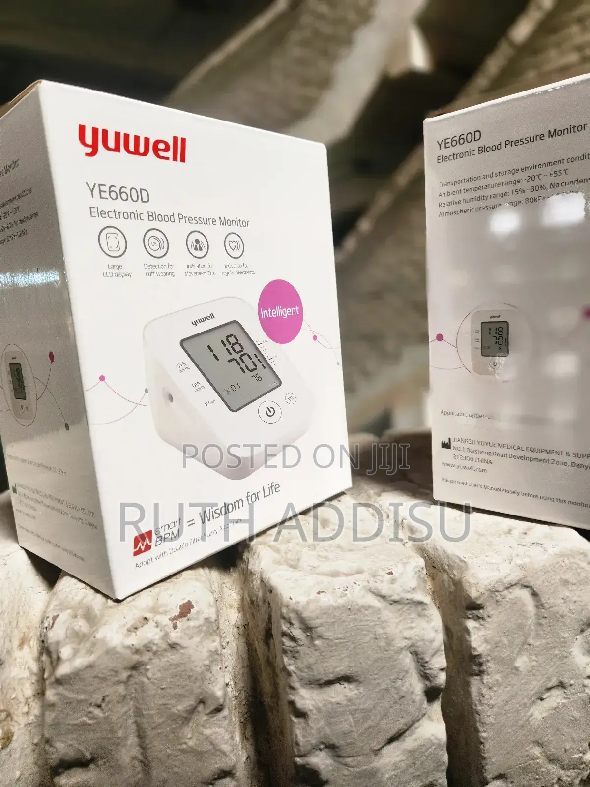 Digital Blood Pressuer Monitor腕帶medical Bp Monitor重新bp New