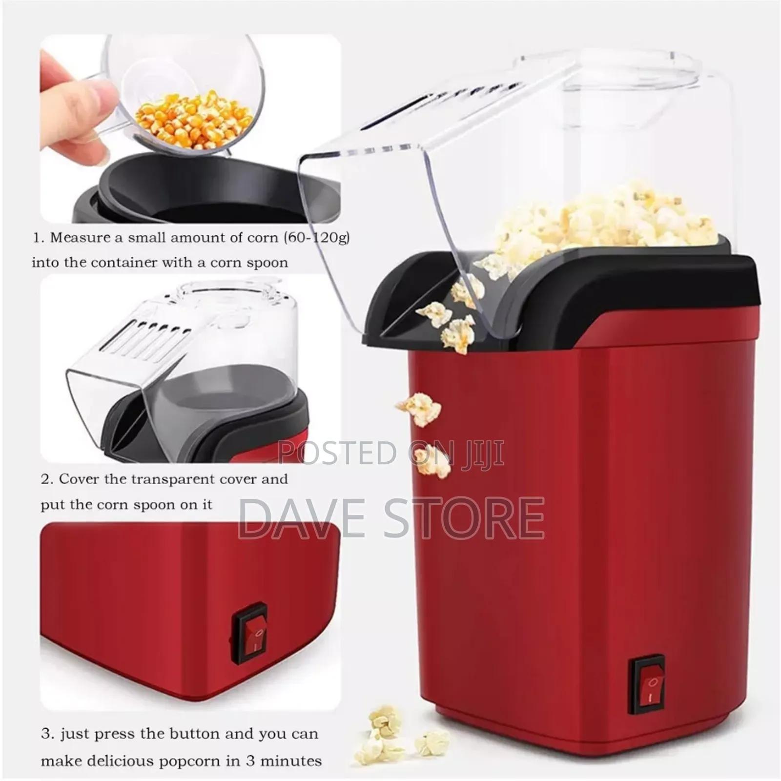 Automatic Mini Electric Popcorn Maker
