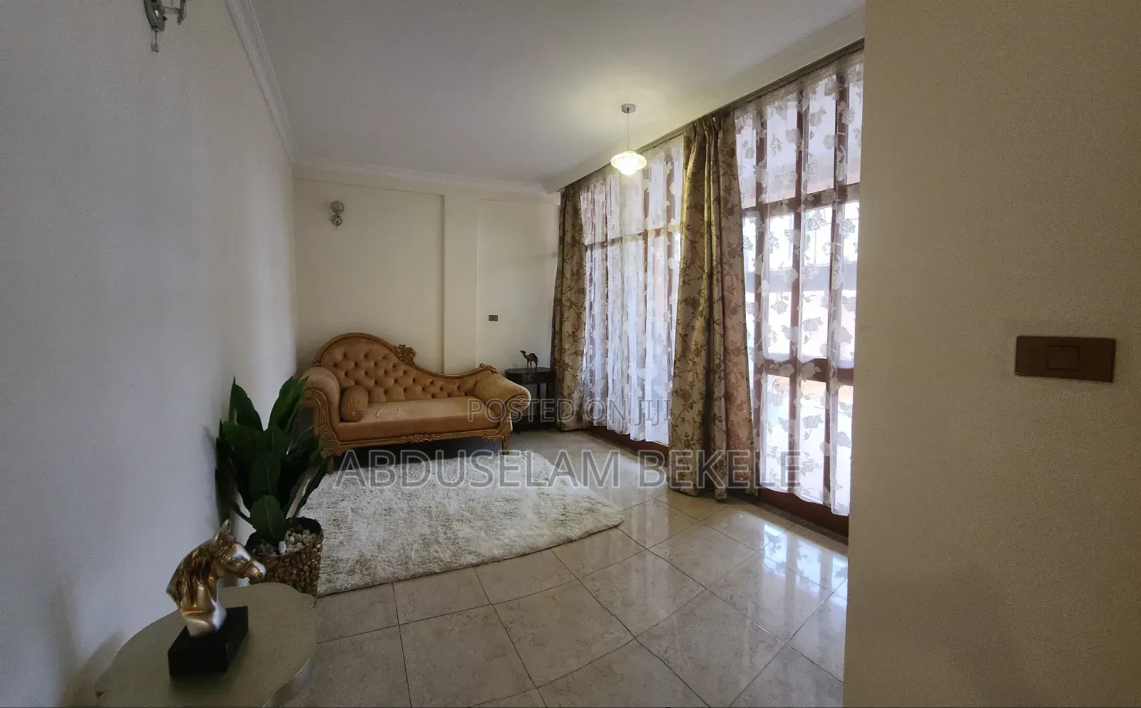 Furnished 4bdrm Apartment in አፓርታማ, Nifas Silk-Lafto for rent