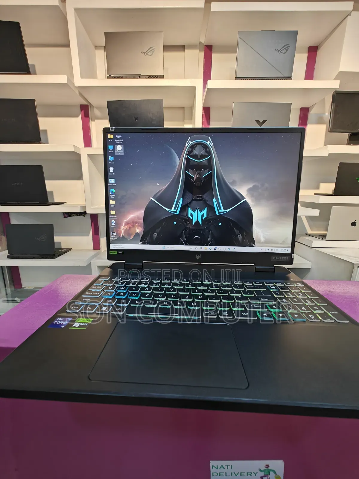 New Laptop Acer Predator Helios 300 16GB Intel Core I9 SSD 1T