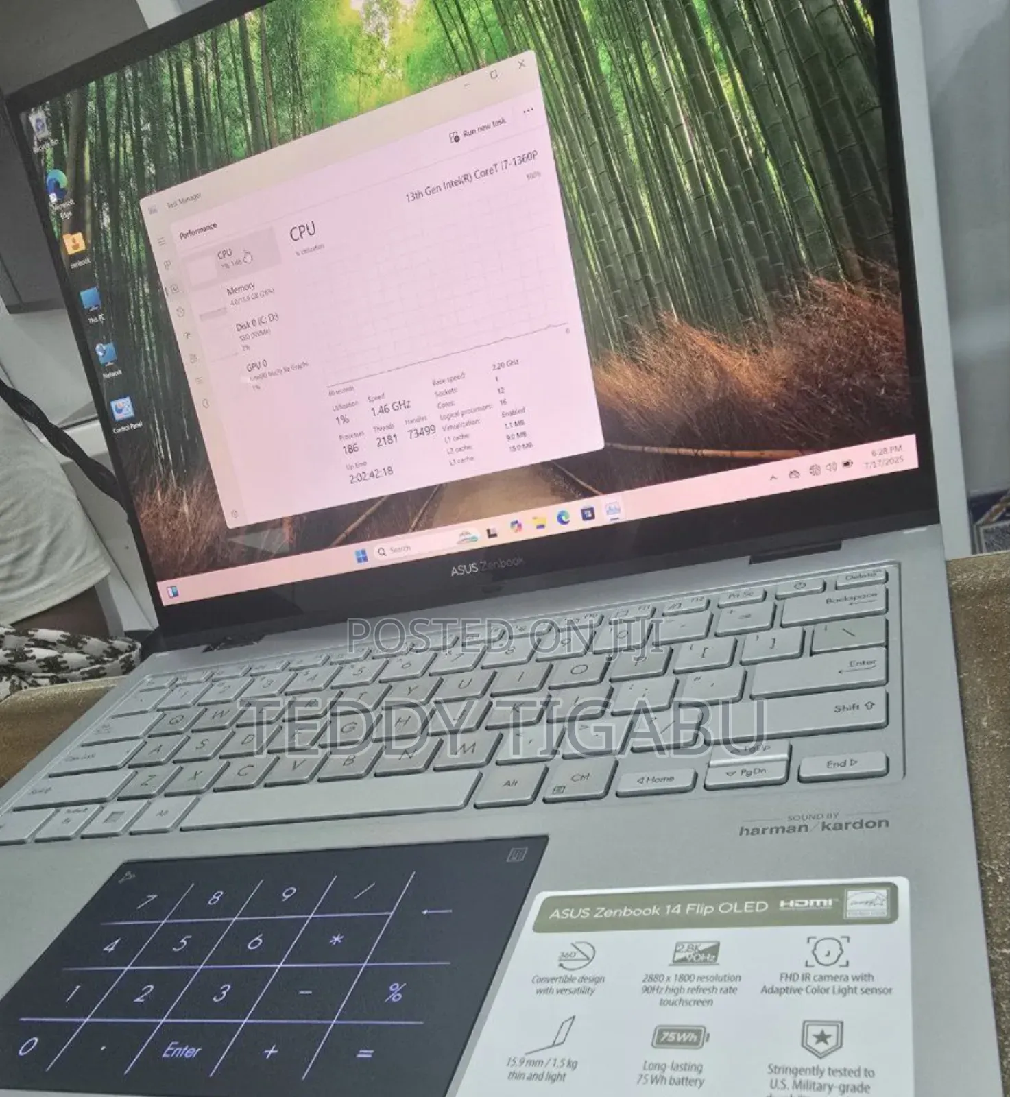 New Laptop Asus 16GB Intel Core I5 SSD 512GB