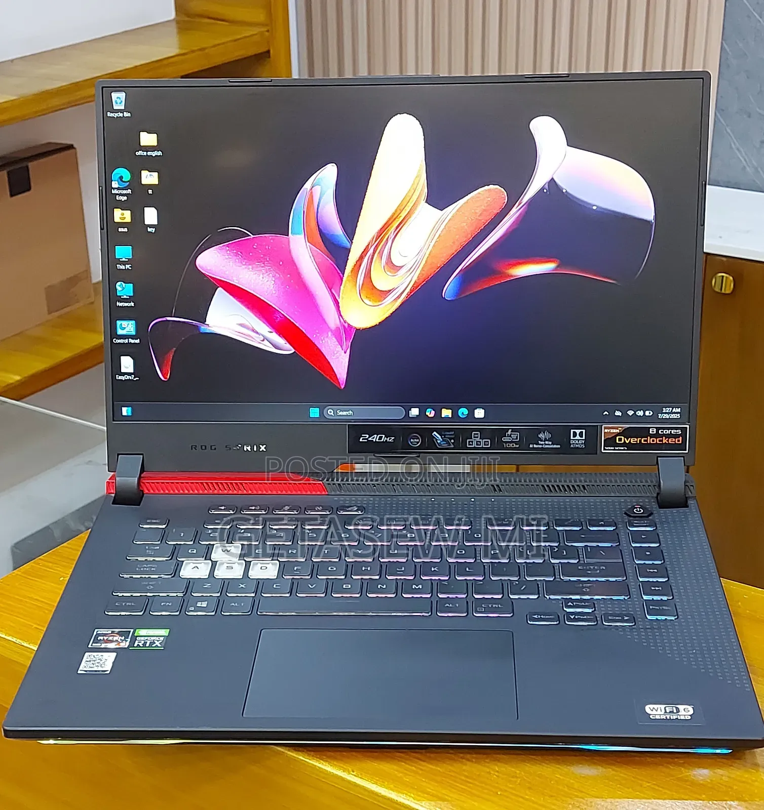 New Laptop Asus ROG Strix G15 16GB AMD Ryzen 9 SSD 1T