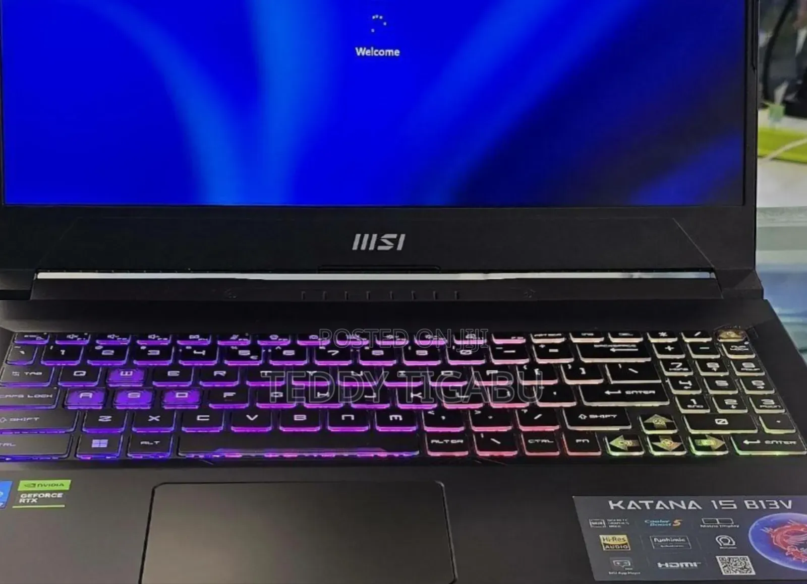 New Laptop MSI 16GB Intel Core I7 SSD 512GB